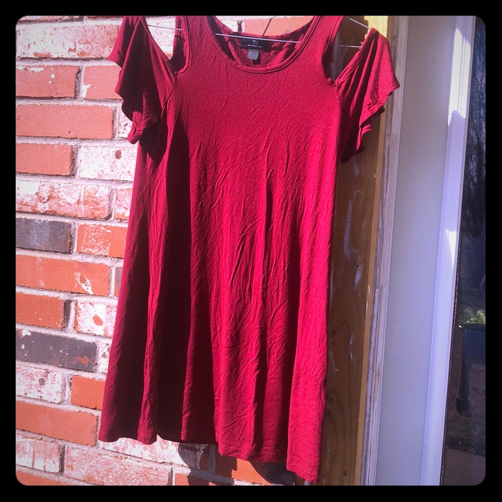 Red mid-way dress very comfortable